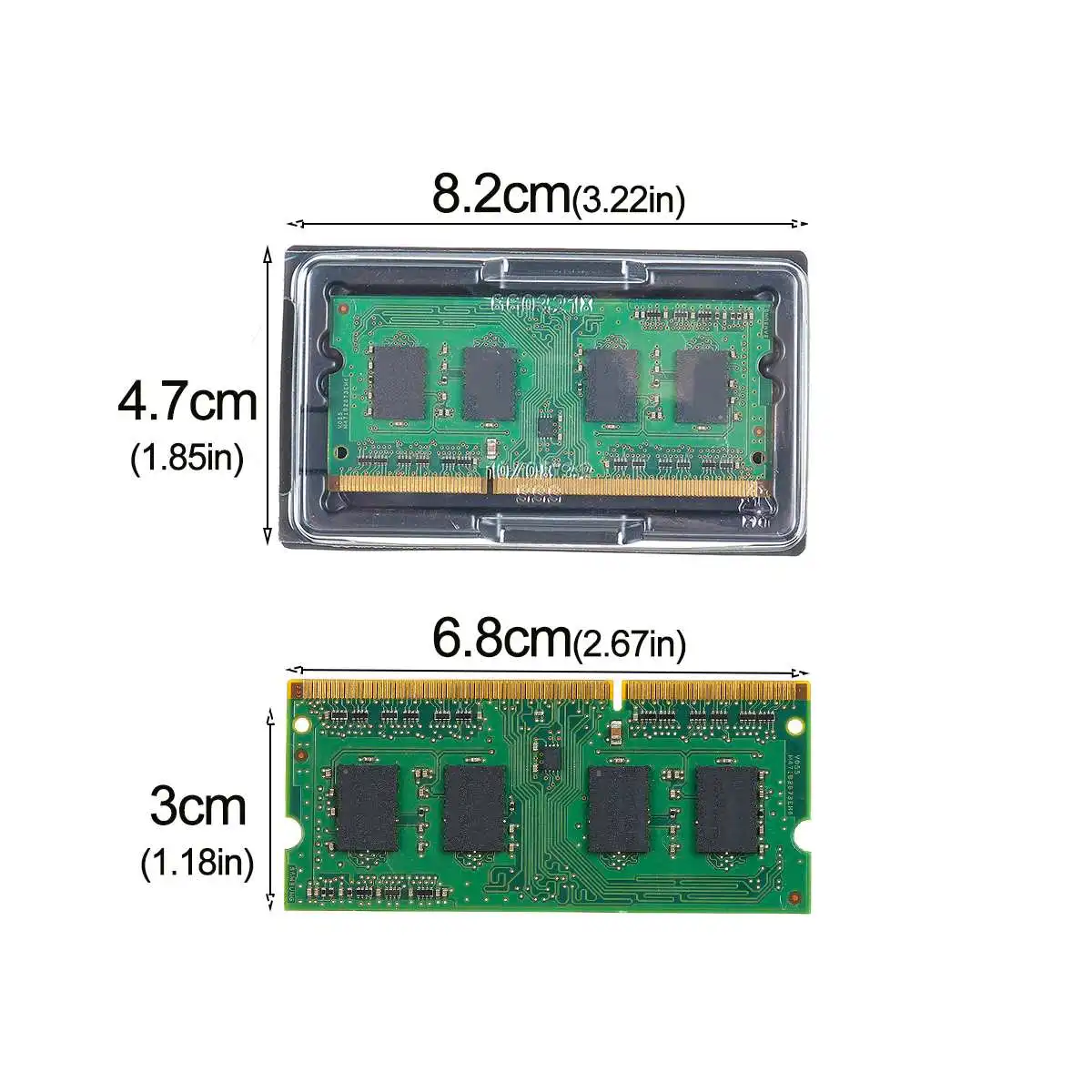 Для оперативной памяти DDR3 1066 PC3 8500 память для ноутбука 2 ГБ 4 8 1 5 в контактов