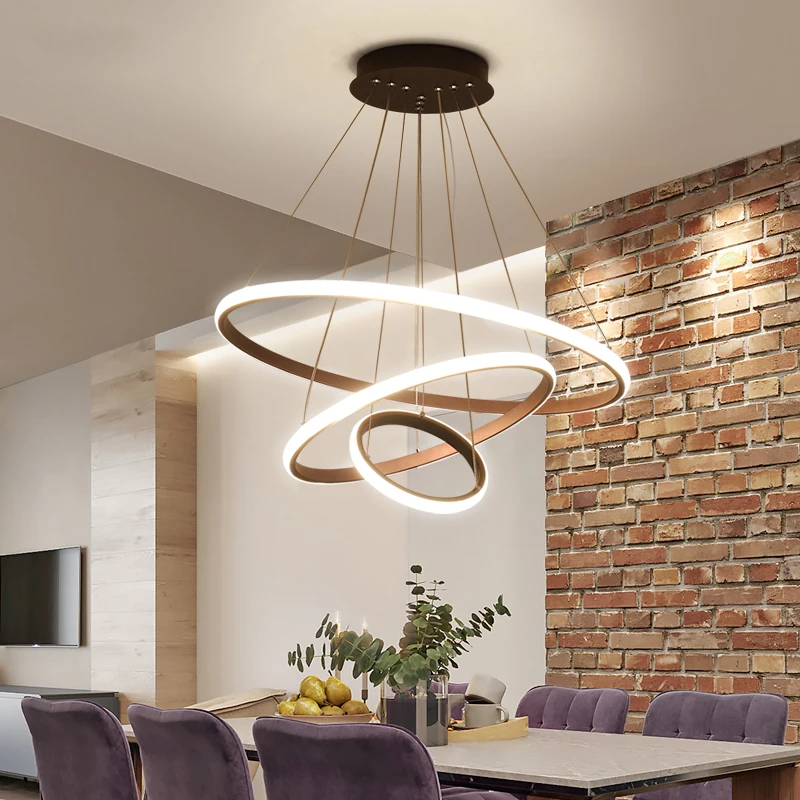 luces led colgantes modernas para sala