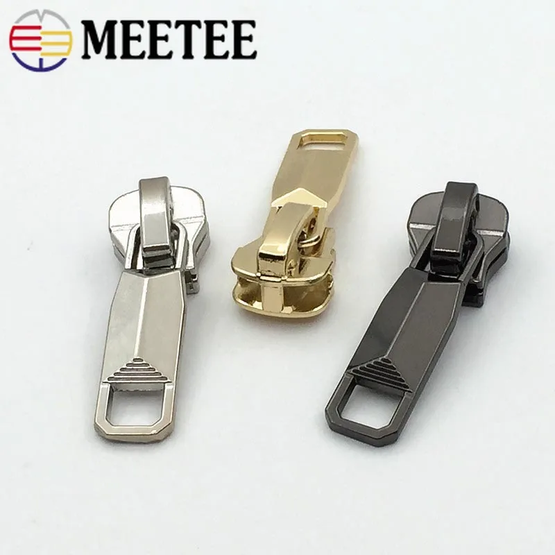 4 шт. 10 # ползунки для застежки молнии металлических молний куртки кожаная одежда