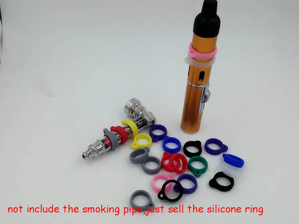 100 шт./лот резиновое кольцо для табака травы сигареты металлическая курительная