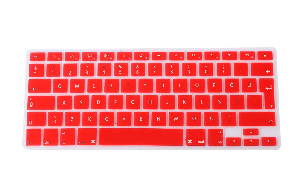 Чехол для клавиатуры ноутбука для macbook air 13 pro 15 дюймов A1466 A1502 A1278 A1398 ЕС кремния Турция клавиатура с подсветкой крышка защитная пленка