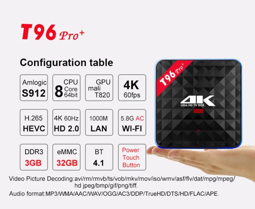 Модный домашний кинотеатр 4K HD Wi Fi 3G + 32GB Восьмиядерный Android 6 0 Marshmallow Мини ТВ стикер