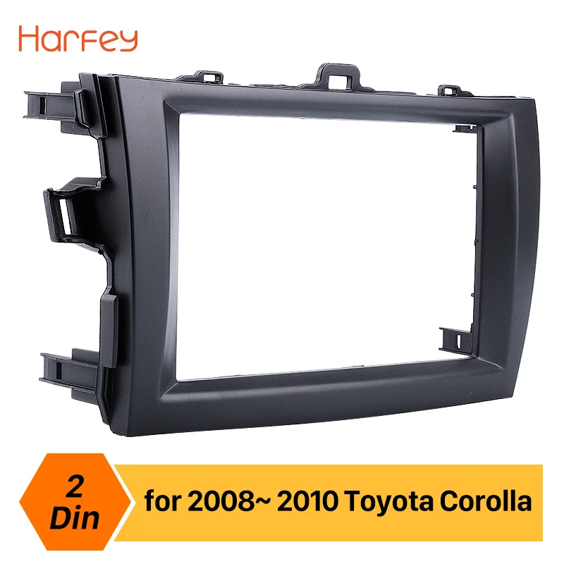 Автомагнитола Harfey автомобильная стереорамка двойного Din для Toyota Corolla 2008 2009 2010