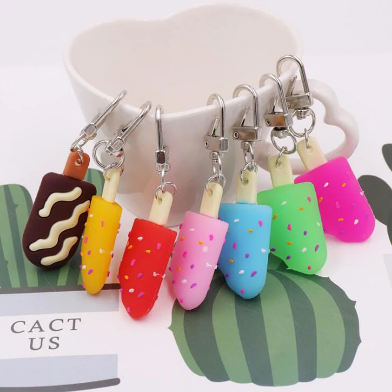 20 шт./лот женские Брелки модные ювелирные изделия милый мягкий клей фруктовый