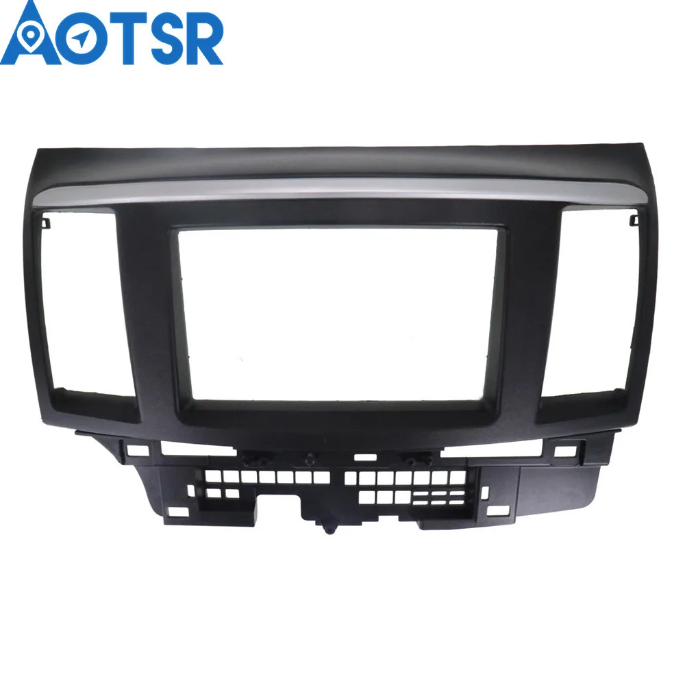 Двойная Din фасция для Mitsubishi Lancer Fortis радио DVD стерео панель монтажная установка