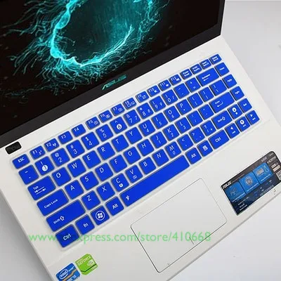 Blue 14-дюймовый ноутбук клавиатура коврики для стола или пола кожи гвардии для Asus X452 X453 X453S X453M X453MA X403M X450E X451C X454L X455Y X455L - Цвет: Blue