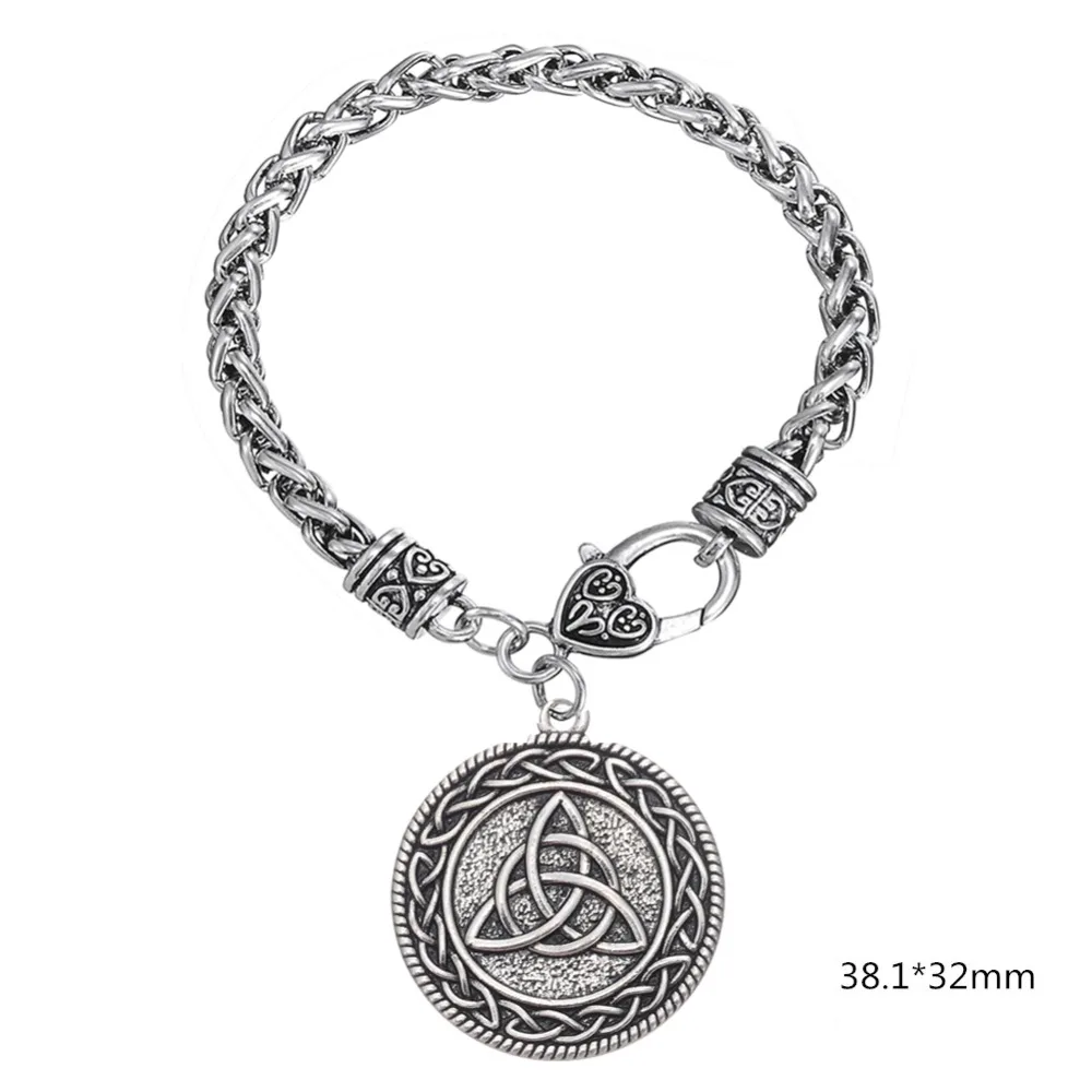 Dwapara кулон в стиле панк рок с узлом трикета троица 20 см|jewelry snaps|bracelet braceletpunk rock |