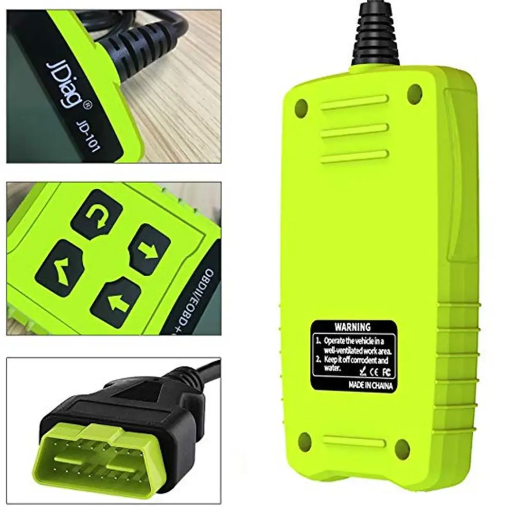 Для JD101 OBDII EOBD AL519 диагностическое устройство OBD код сканер автомобиля ошибки