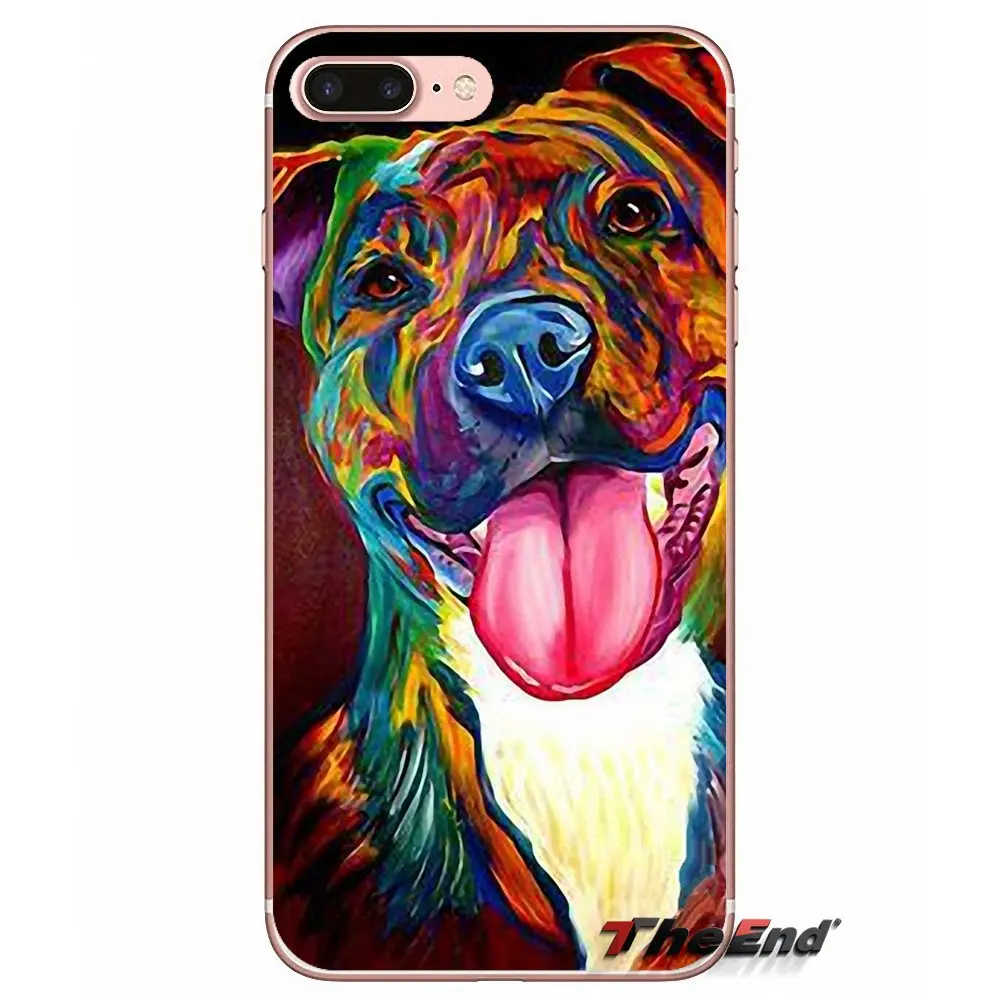Щенок Pitbull собак картина силиконовый чехол для sony Xperia Z Z1 Z2 Z3 Z5 компактный M2 M4 M5 E3 T3