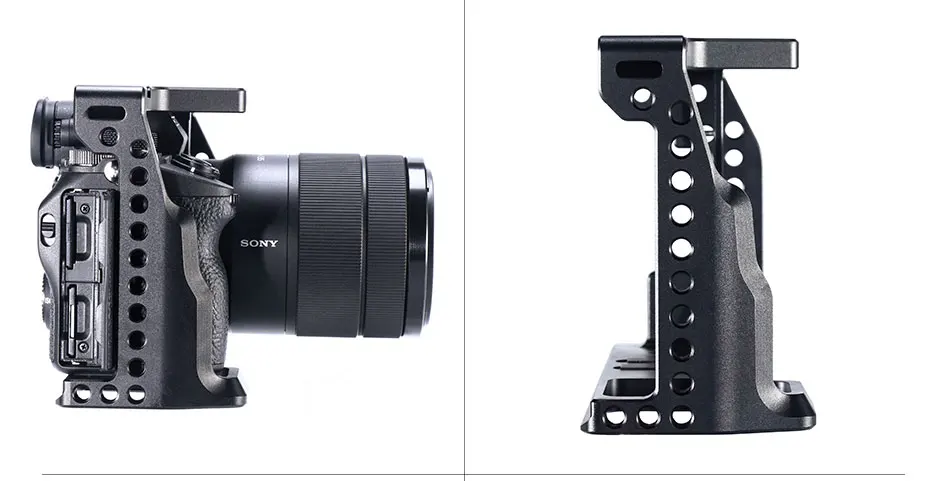 UURig C-A73 клетка для камеры для sony A7III Стандартный Arca-style быстросъемная пластина с верхней ручкой для sony a7iii A7R3 A7M3