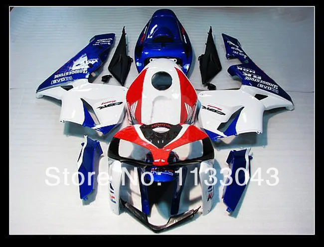 

100%Fit Injcetion mold fairing kits for HONDA CBR600RR 05 06 F5 CBR600 RR 2005 2006 Green blue pre_drilled fairings part #33Y5T