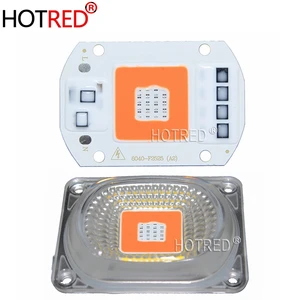 Фитолампа светодиодсветодиодный полного спектра для выращивания растений, 20 Вт, 30 Вт, 50 Вт, 220 В