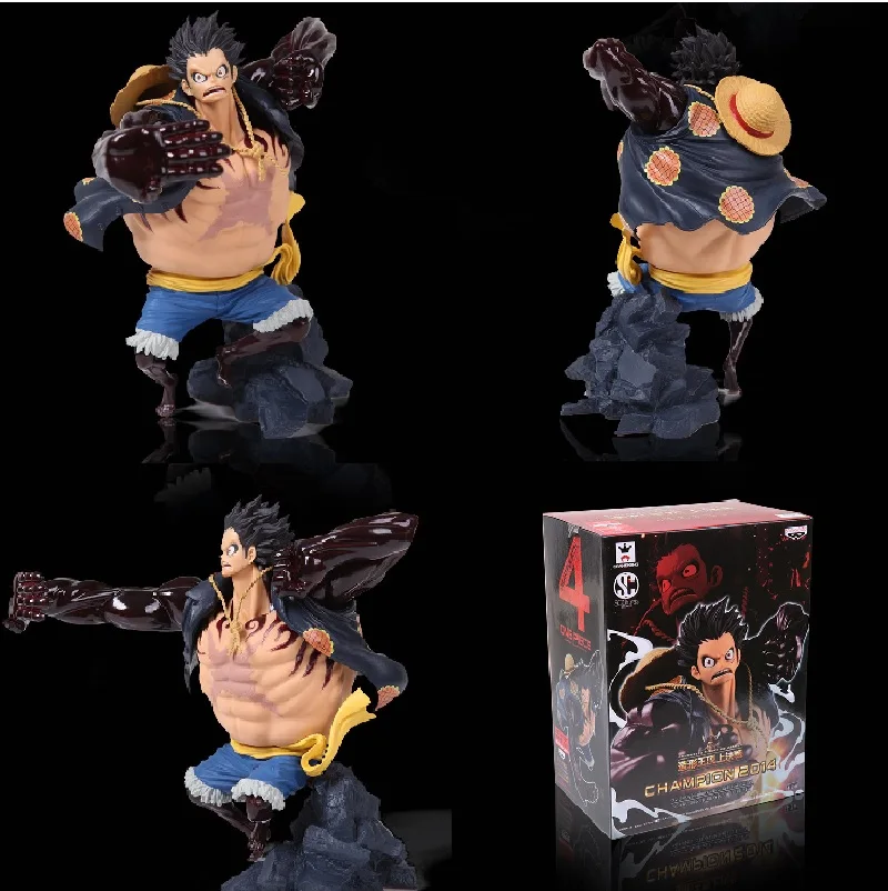 Цельная фигурка Banpresto Luffy хит Коллекционная модель виниловая кукла Луффи