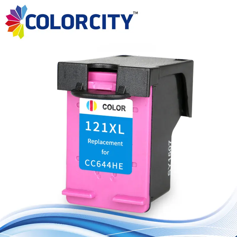 Восстановленные 121XL картридж совместимый для hp 121 XL для hp Deskjet F2423 F2483 F2493 F4213 F4275 F4283 F4583 D2563 принтер - Цвет: 1 Color