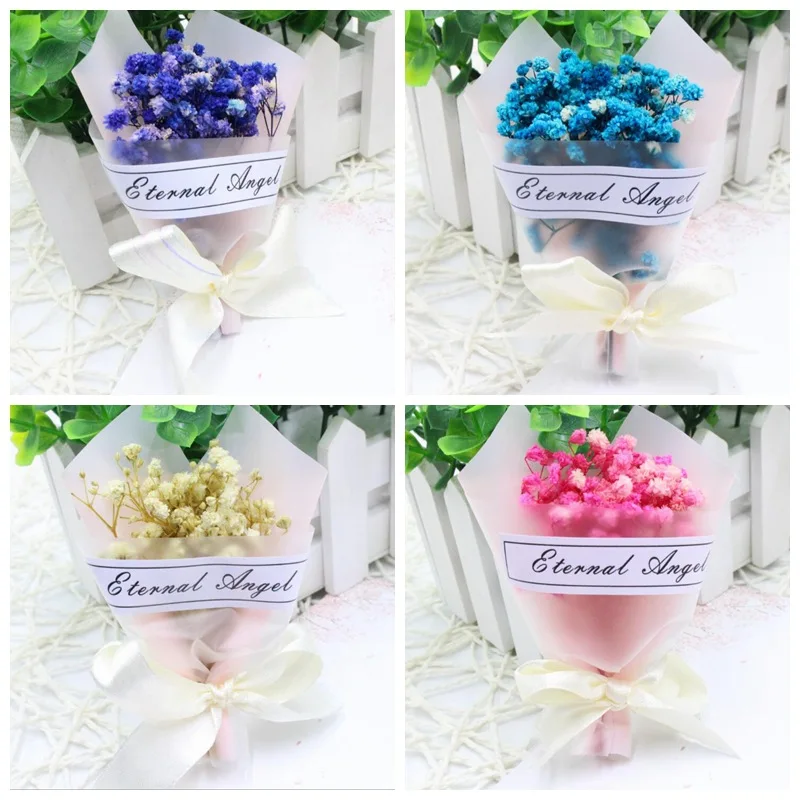 1 шт./лот мини Гипсофила Натуральные сушеные цветы для свадьбы украшение дома