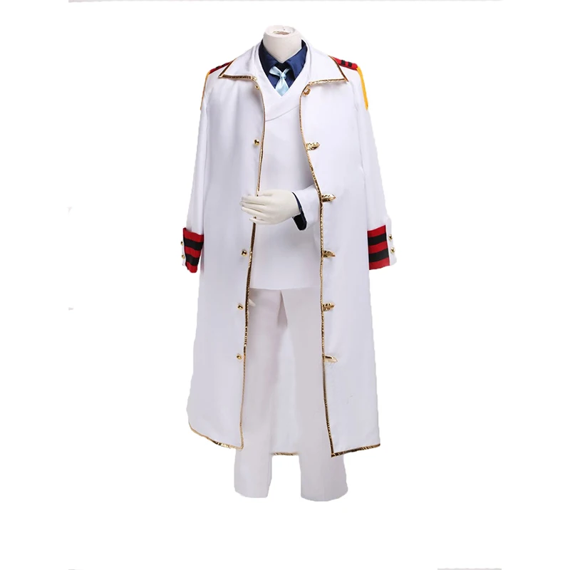 Одна деталь с принтом &quotМанки Д. Костюм для косплея Garp Navy плащ юстиции костюм
