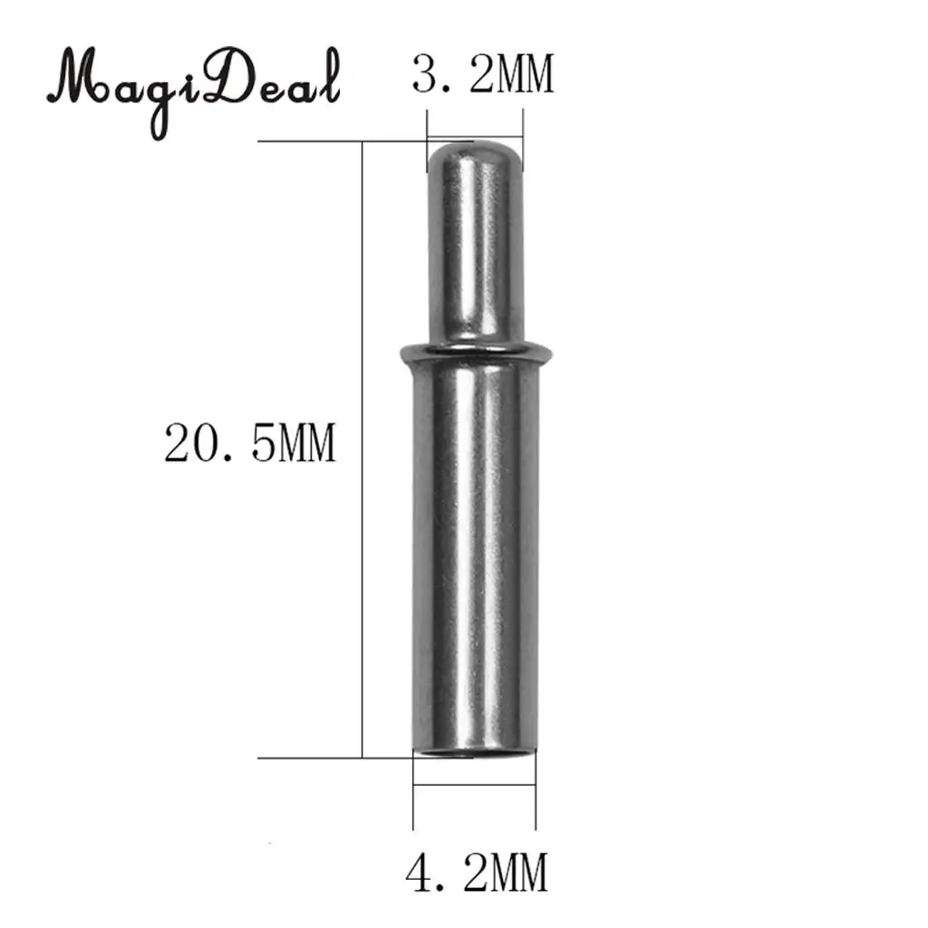 MagiDeal 12 шт./упак. стрел и для стрельбы из лука НОК булавки ID 4 2 мм стрелка вал защиты