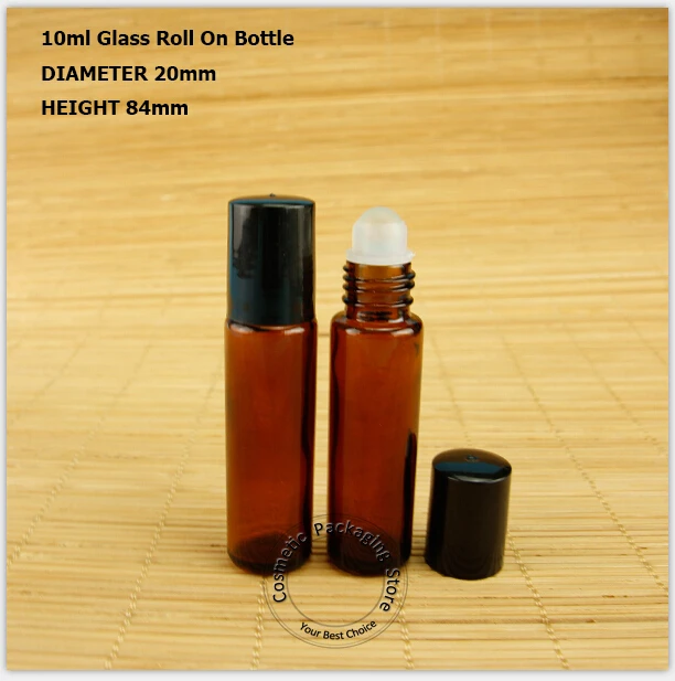 Новинка стеклянные флаконы янтарного цвета объемом 10 мл пустые косметические