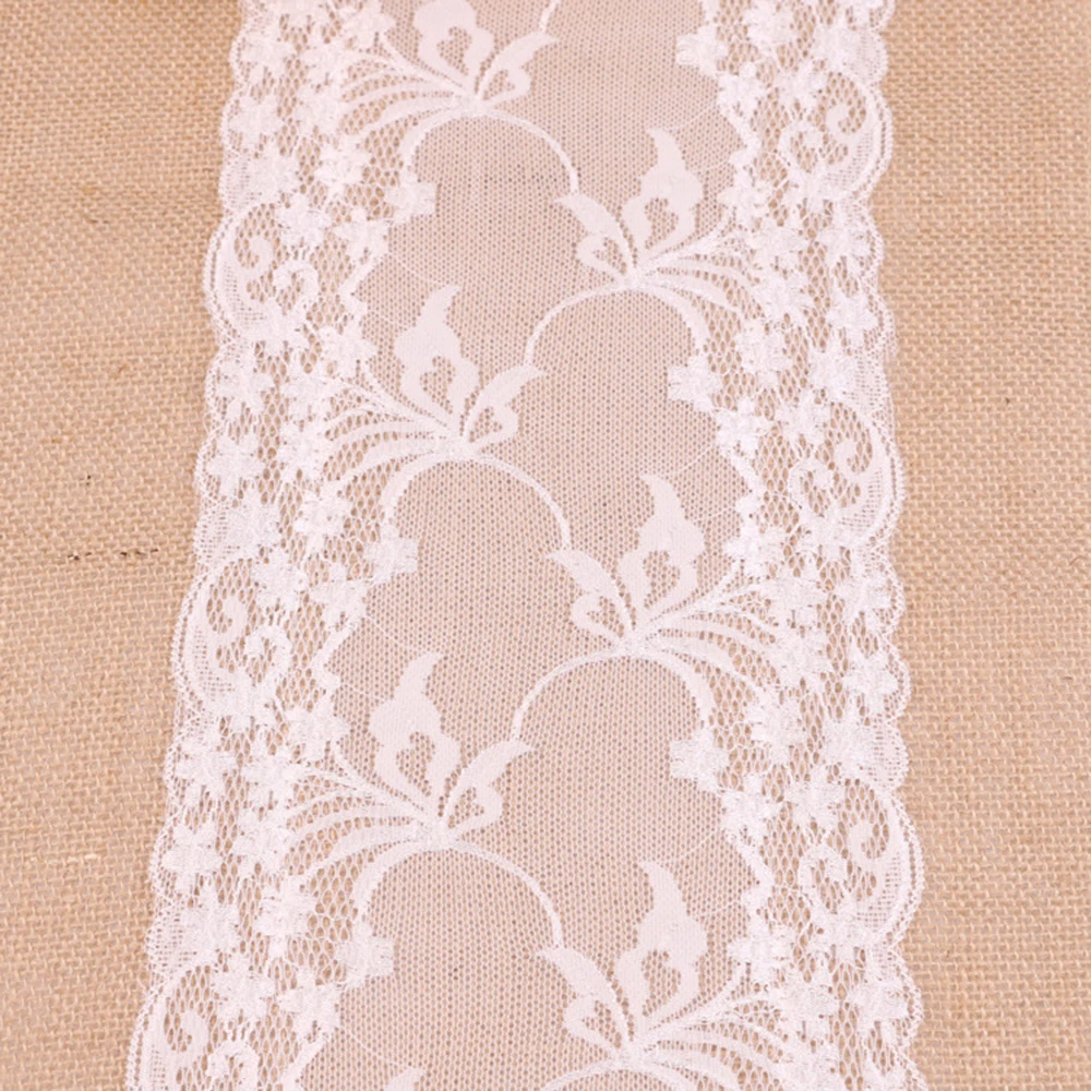 Скатерть для свадебной вечеринки Настольная дорожка из мешковины натуральное