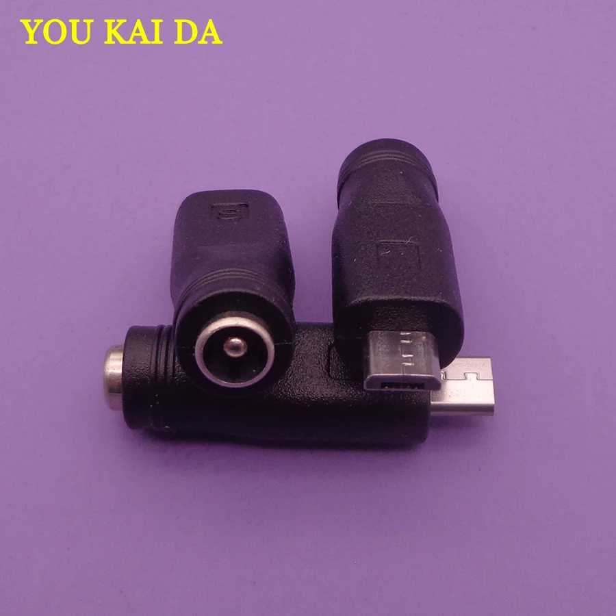 5 100 шт. 5*2 1 на Micro USB разъем 5Pin зарядное устройство постоянного тока адаптер