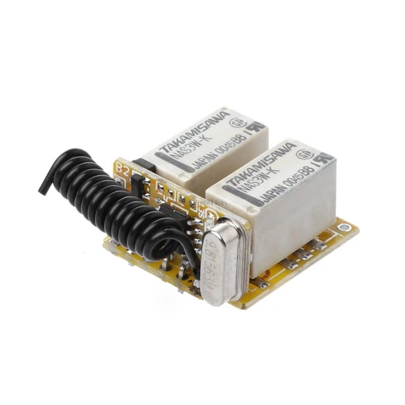 Реле дистанционного переключателя 2CH DC3.7V 4 2 V 5V 6V 7 8 9V 12V выход 0V реле сухого