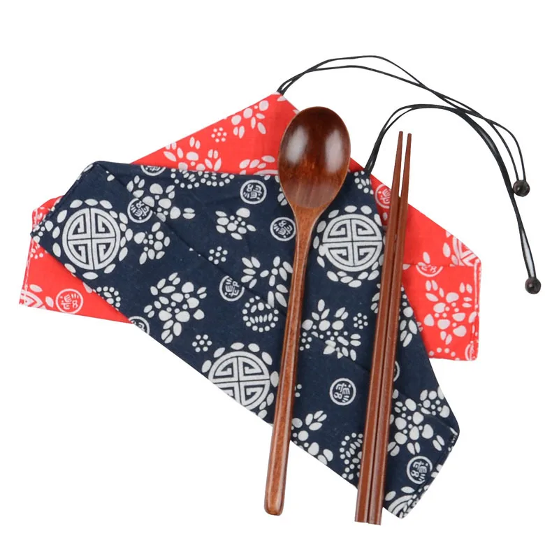 Экологическая биоразлагаемая портативная деревянная посуда подарок походные