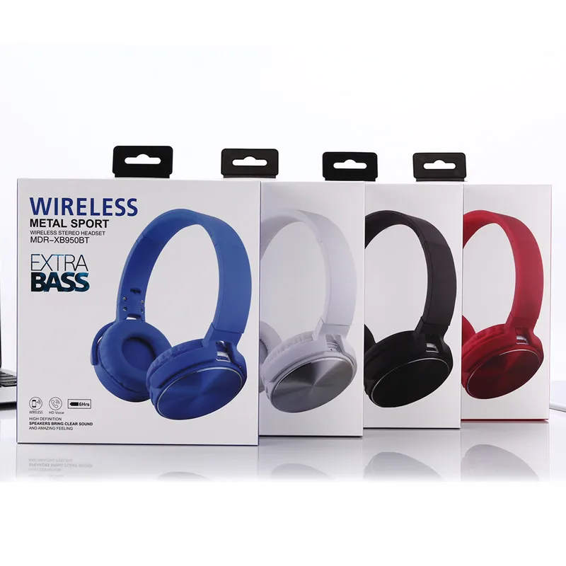 Новые MDR XB950BT Bluetooth гарнитура Металлические Наушники Сабвуфер беспроводные