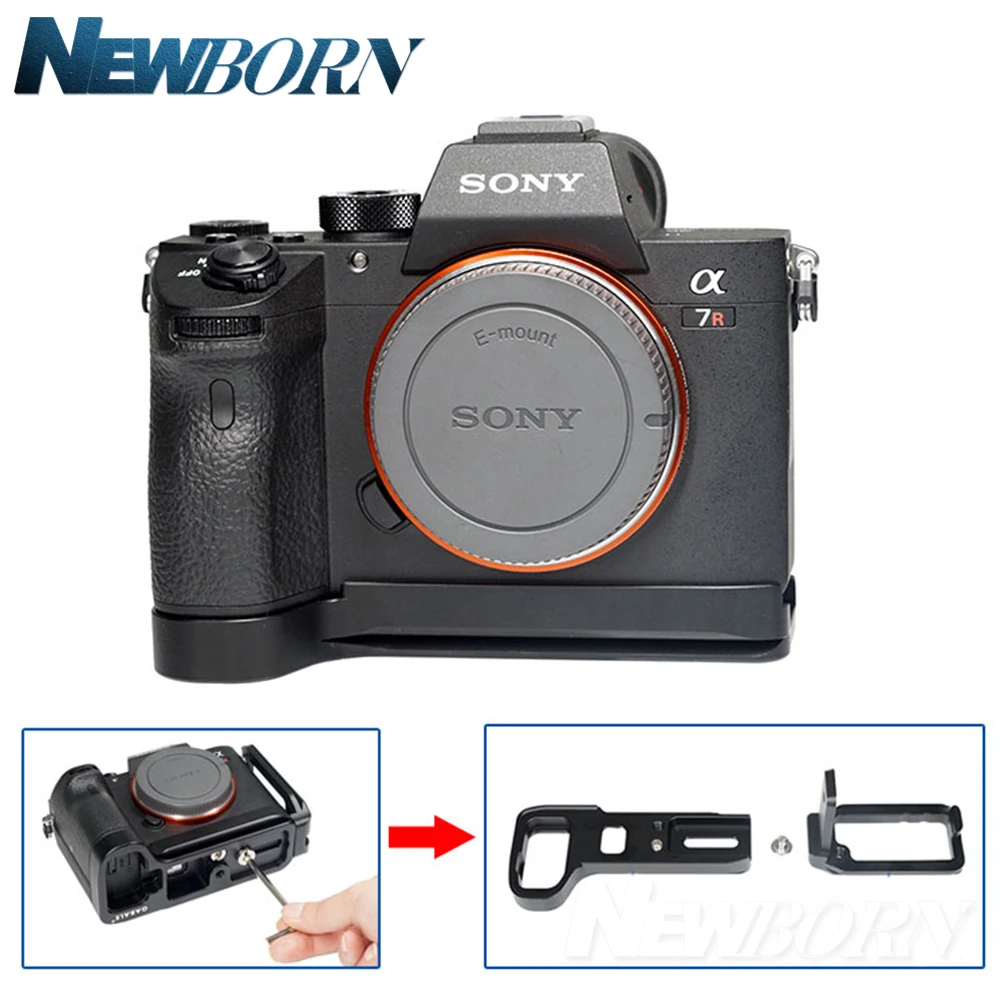 A7M3 быстросъемная l-пластина/кронштейн держатель рукоятка ЧПУ для sony A7III/A7RIII/A9 быстросъемная опорная пластина и боковая пластина