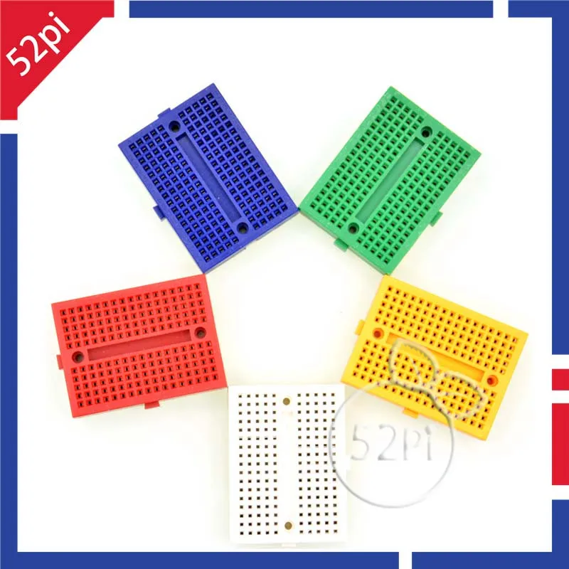 Миниатюрный беспаечный Прототип Макет 170 точек связи для Arduino|breadboard solderless|arduino