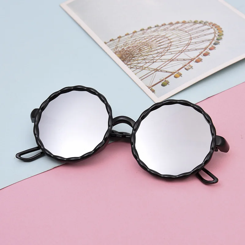 2018 Fashion Round Kids Sunglasses Children Sun Glasses Anti-uv Baby Vintage Eyeglasses Girl Cool UV400 Oculos Infantil De Sol |