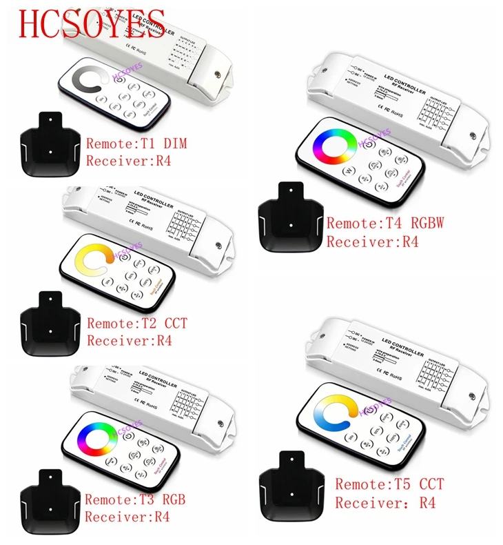 Bincolor T1/T2/T3/T5 + R3 мини радиочастотный беспроводной пульт дистанционного управления