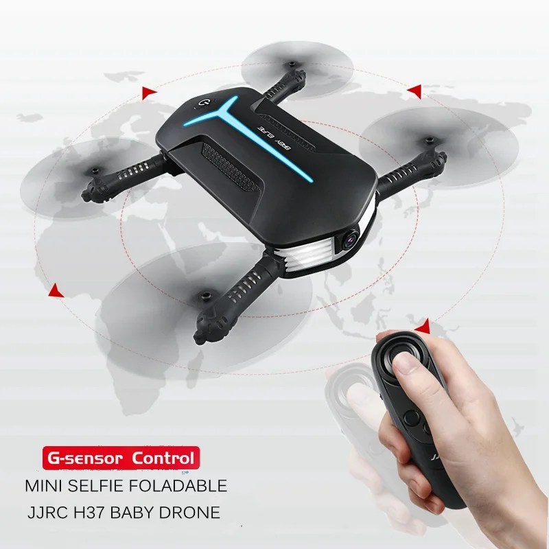 Jjrc H37 Elfie Дроны для селфи с камерой G сенсор дистанционное управление игрушки