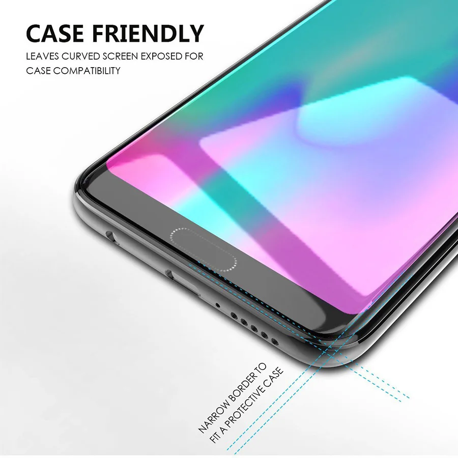2 шт. закаленное стекло на Honor 10 Защитное для экрана Защитная пленка телефона Tremp