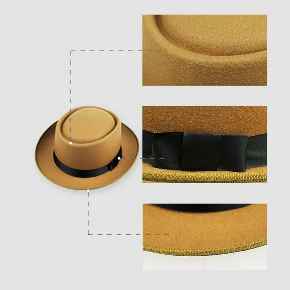 Унисекс для мужчин и женщин классическая шляпа Fe свиных пирогов церкви Трилби