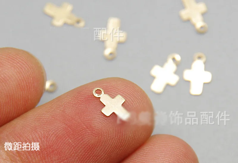 5 шт. позолоченные подвески в виде креста 4 4x7 2 мм|cross charms|charms crossgold cross charm |