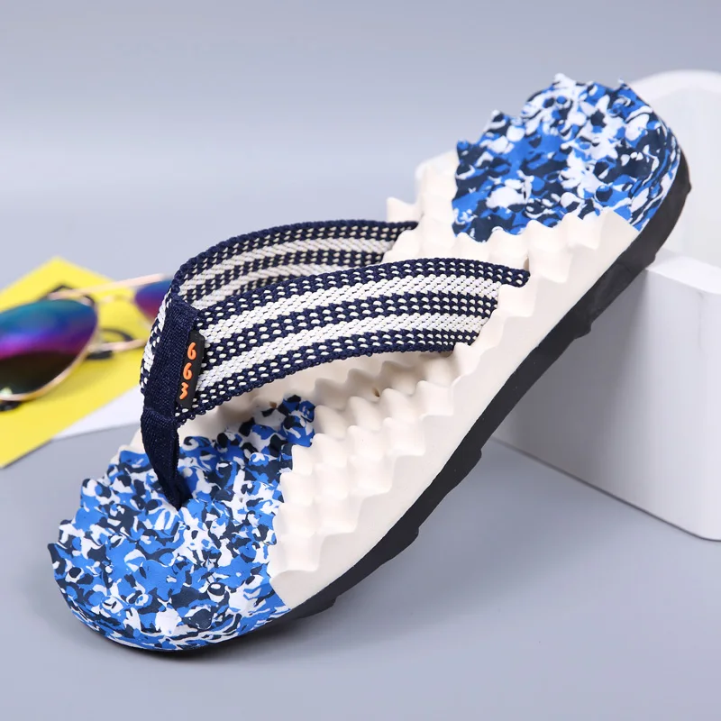 BomKinta Summer Men Slippers Non-slip Comfortable Outdoor Beach Shoes Fashion Male Slides Popular Youth Flip Flops Flats | Обувь
