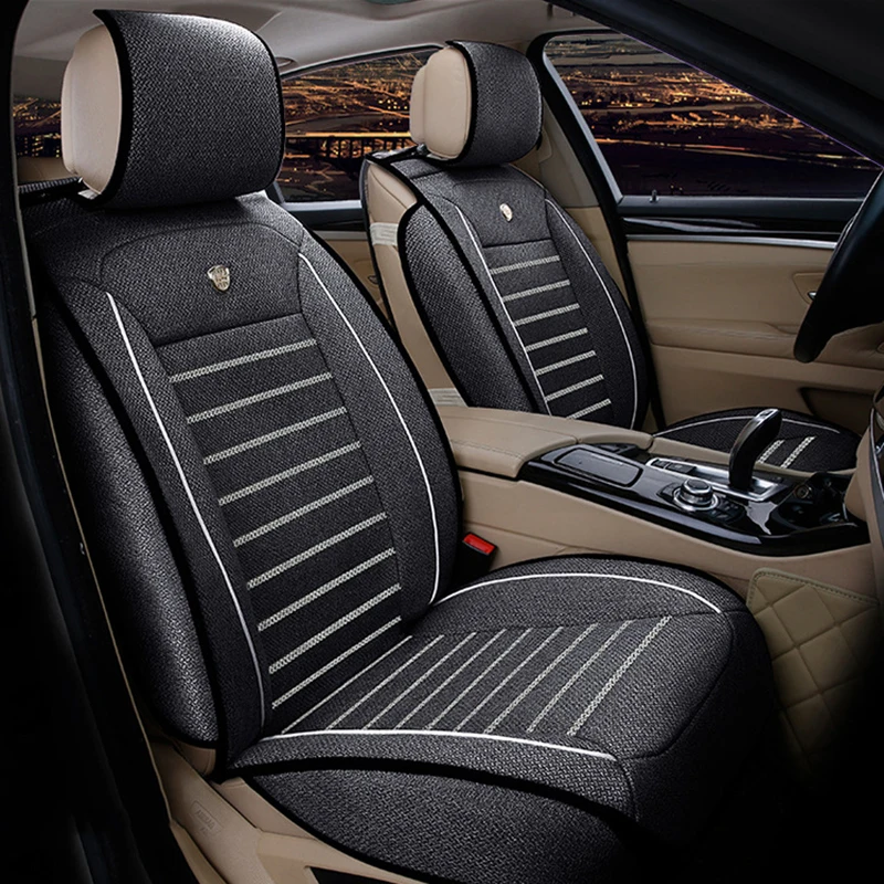 Льняные автомобильные чехлы для chevrolet lacetti captiva niva aveo sail optra аксессуары dodge challenger