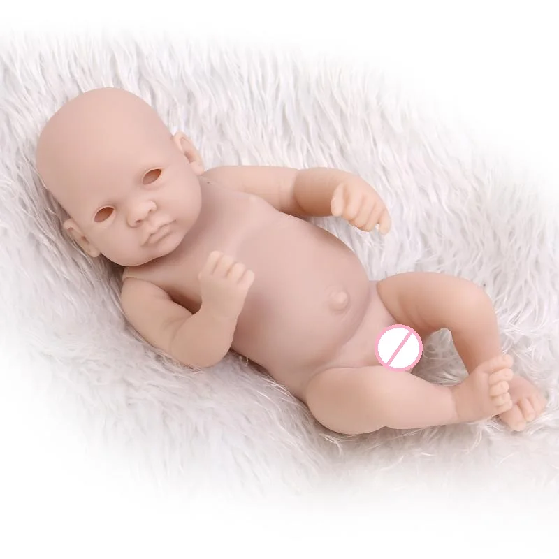 Новое поступление Неокрашенный мальчик Силиконовые Винил Reborn Baby Doll формы