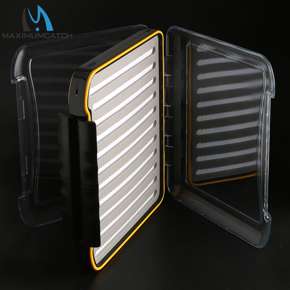 Водонепроницаемый супер чемодан Maximumcatch PDS Fly Box двойной размер 296*210*50 мм|foam sole|foam