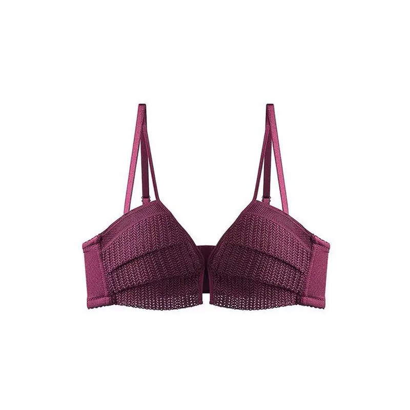 Бюстгальтер женский кружевной с глубоким V образным вырезом без