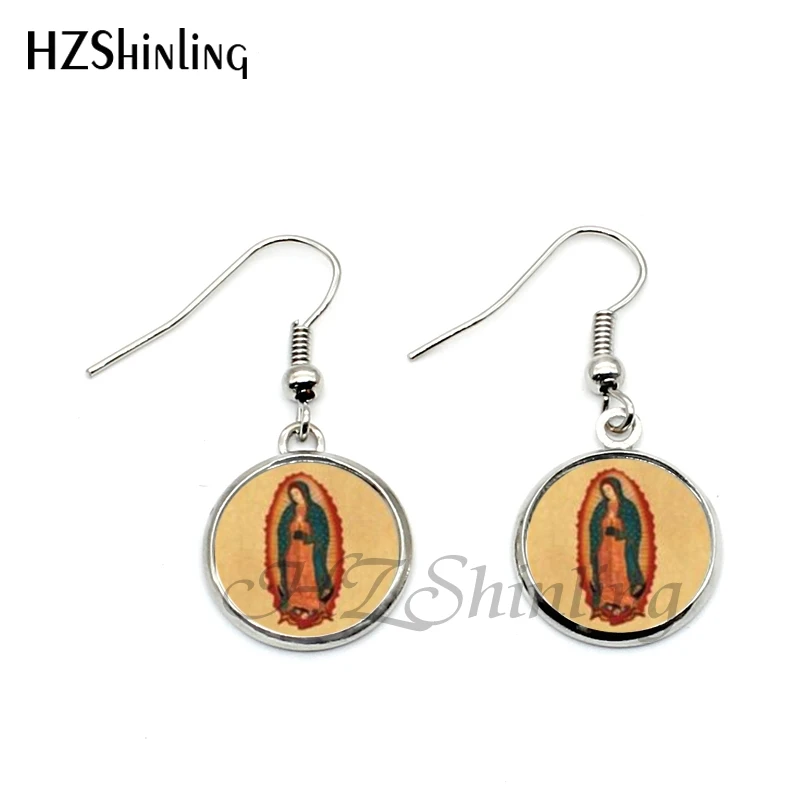 Женские серьги Крючки с изображением Богородицы|art earrings|earrings artearrings ladies |