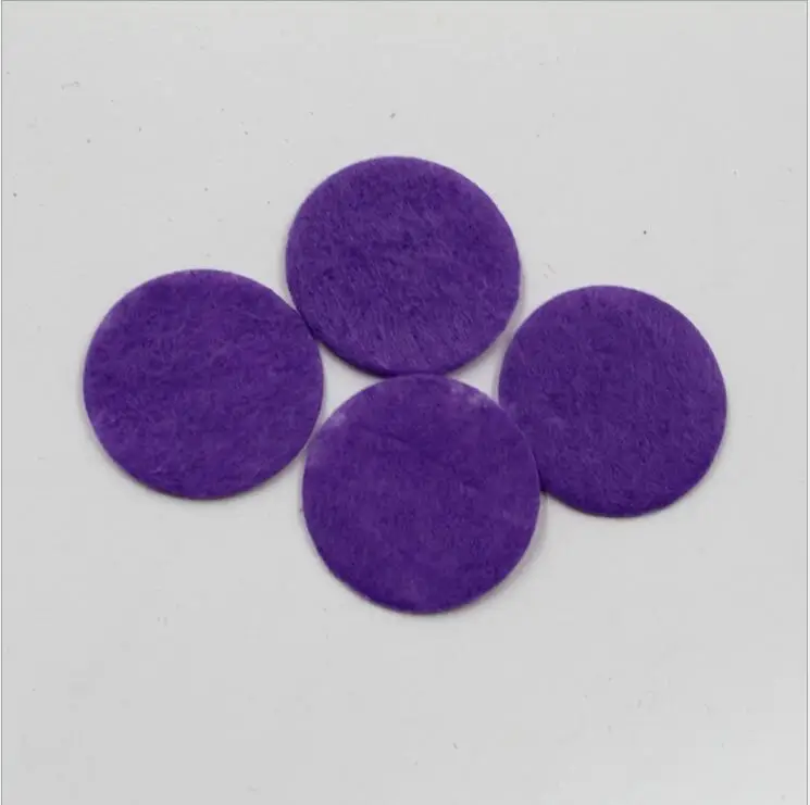 Purple 200 шт. 1,5/2,5/3 см Красочный Круглый войлочные нетканые хлопковые тапочки из ткани в клетку; аксессуар для домашних животных кукла Скрап домашний настенный Стикеры ручной работы - Цвет: Purple
