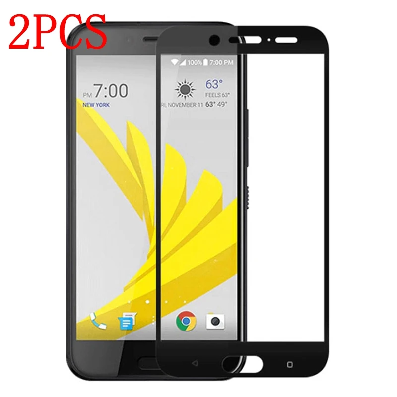 2 шт. закаленное стекло с полным покрытием для HTC Bolt защитная пленка экрана 10 Evo