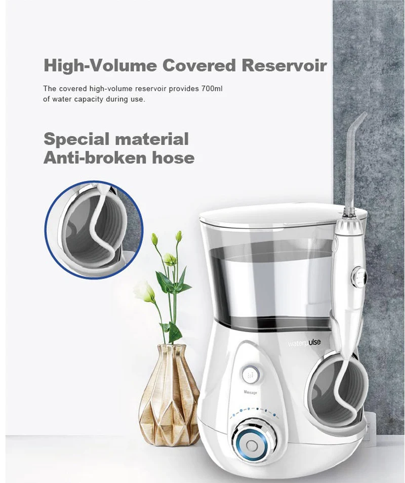 Импульс воды V660 зубные Flosser Ирригатор для полости рта Портативный водный