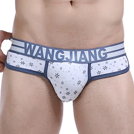 WJ Мужское нижнее белье мужские трусы ropa interior hombre calzoncillos marcas сексуальное мужское