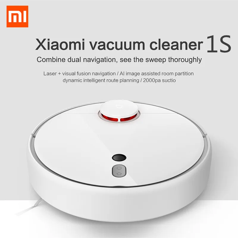 Оригинальный Xiaomi Mi робот-пылесос 1 S для дома автоматический подметальный заряд