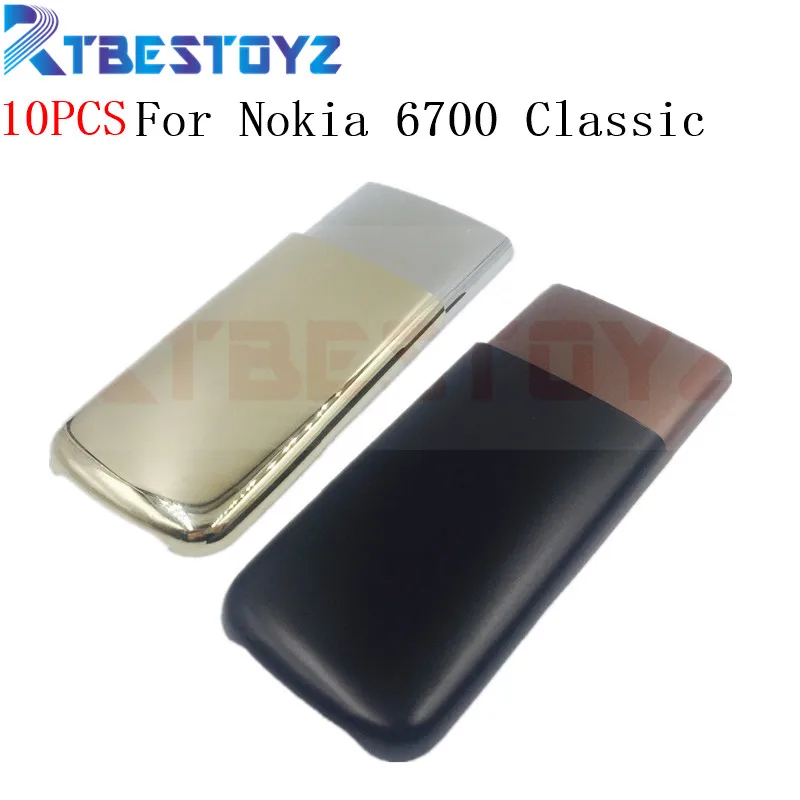 10 шт./лот задняя крышка батарейного отсека для Nokia 6700 Classic Housing 6700C отсека|Корпусы и