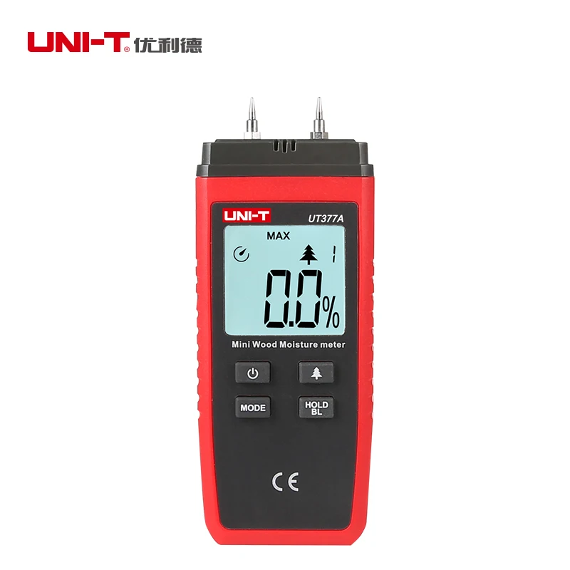 UNI T UT377A цифровой гидрометр для измерения влажности древесины тестер 2 40% детектор