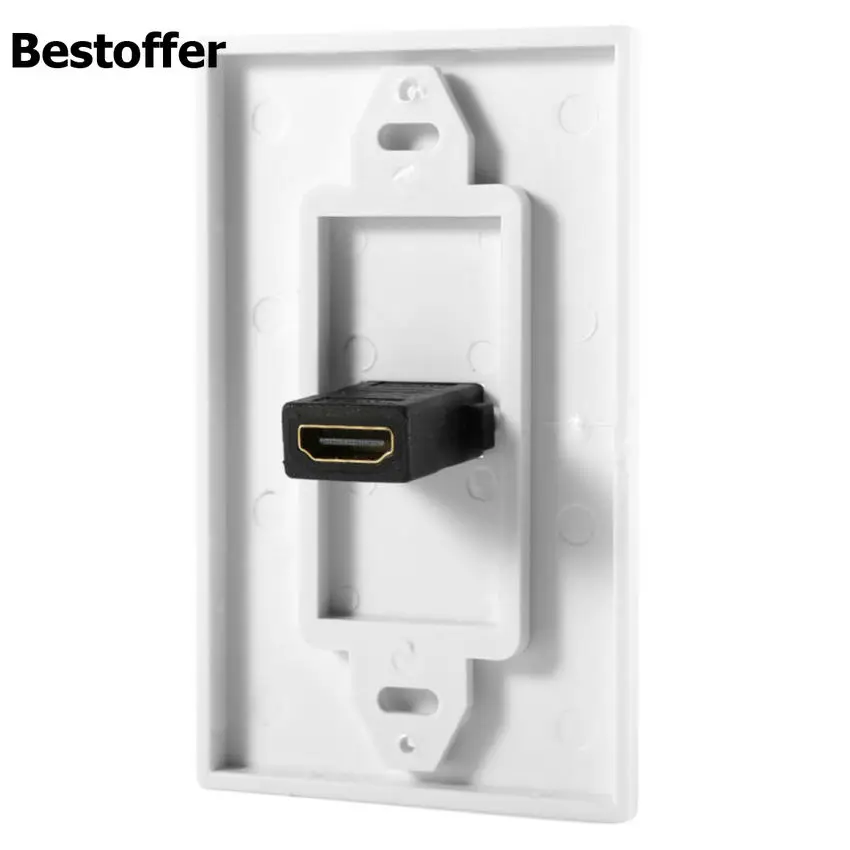 1-Port HDMI настенная Лицевая панель удлинитель 3D 1080P Белый | Электроника
