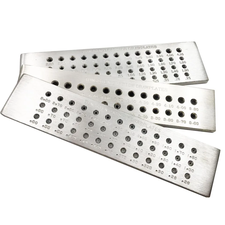 Карбидная доска для ювелирных изделий 0 26-4 10 мм 52 отверстия